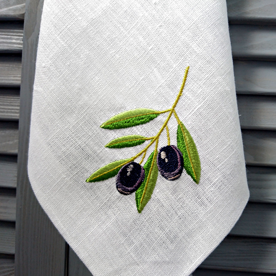 Machine Embroidery Designs Olives 2 sizes Fruits Berries