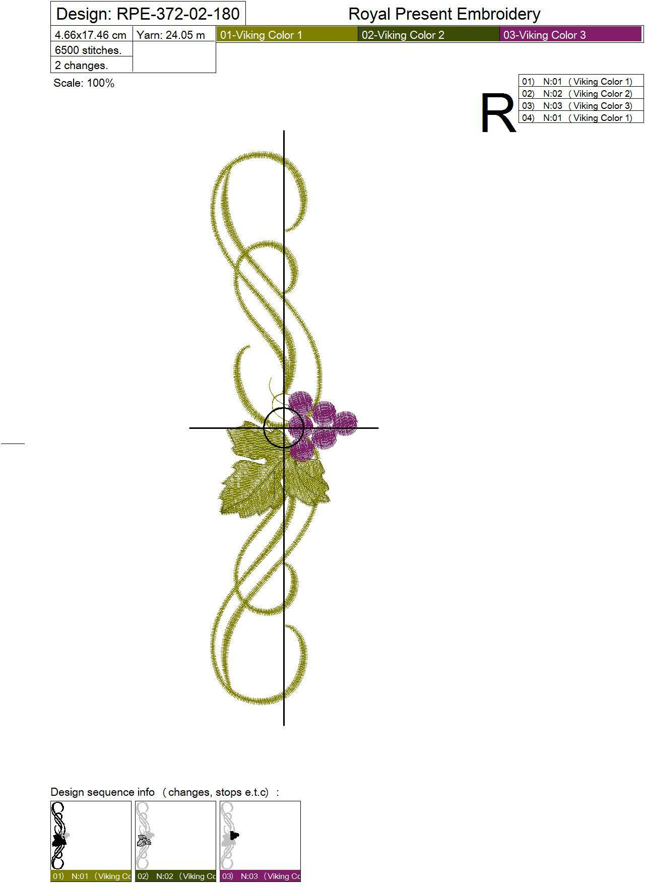 Grapes machine embroidery designs set