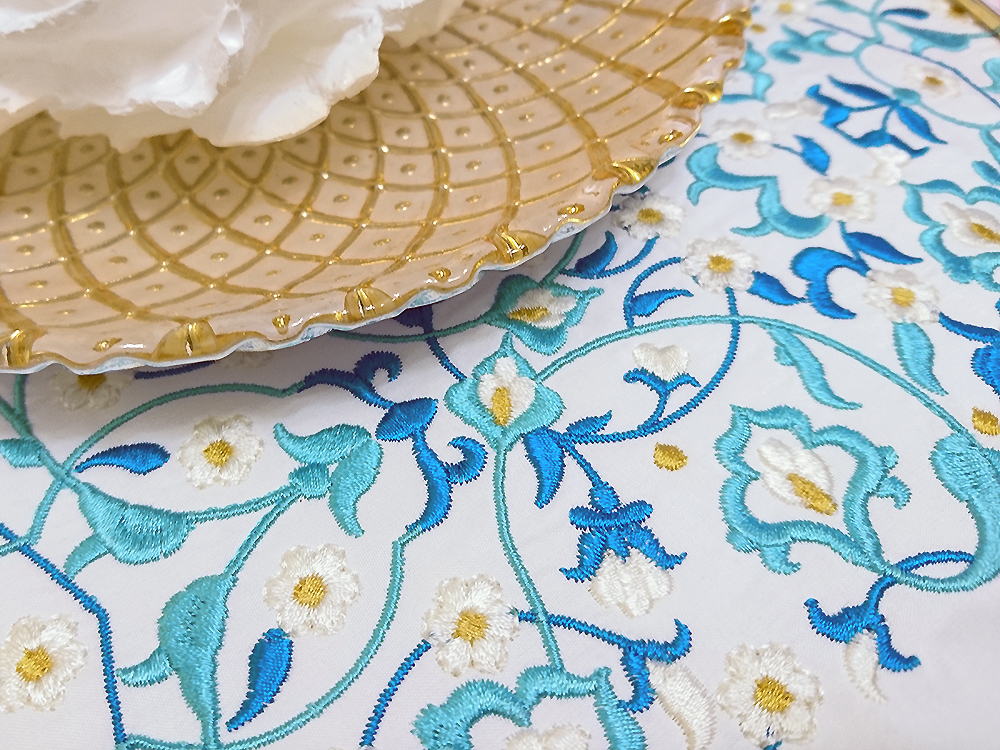 Machine Embroidery Design Eastern border