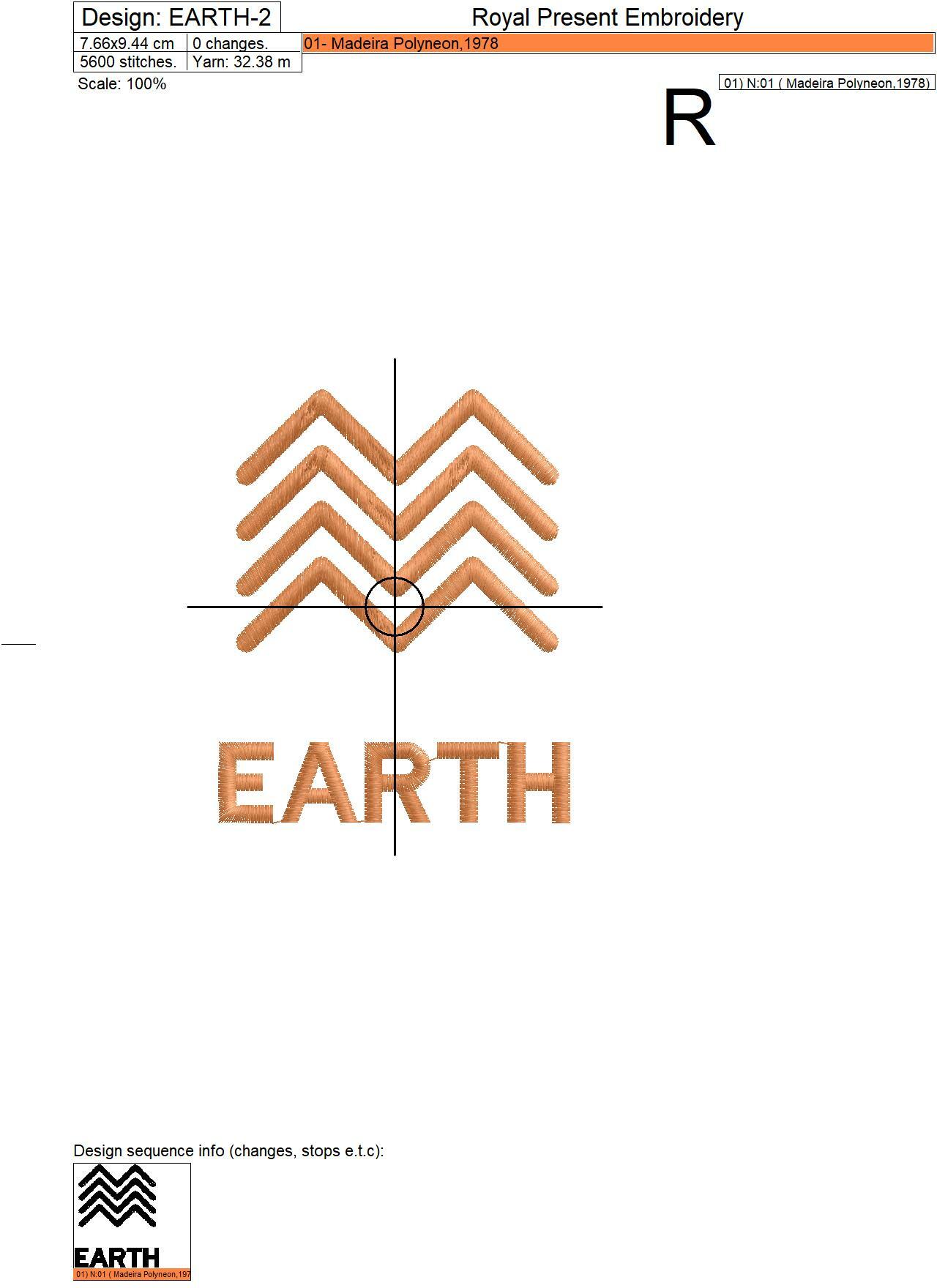 Four Elements Nature Power Machine Embroidery Designs - 2 sizes