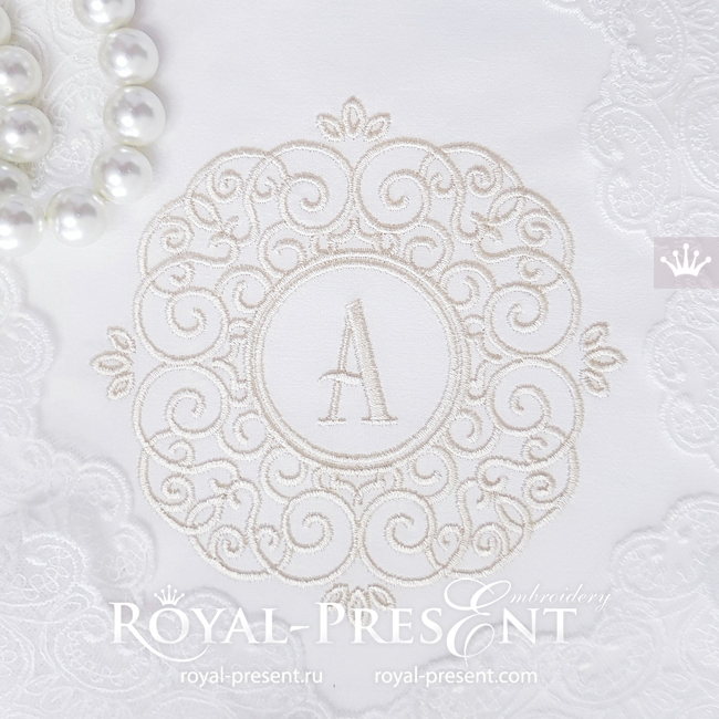 Heirloom Frame Machine Embroidery Design - 4 sizes