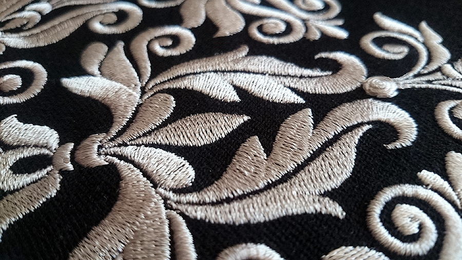 Machine Embroidery Design Vintage style Floral element - 3 sizes