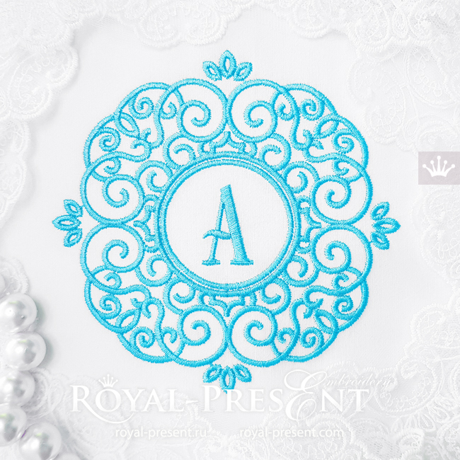 Heirloom Frame Machine Embroidery Design - 4 sizes RPE-1848