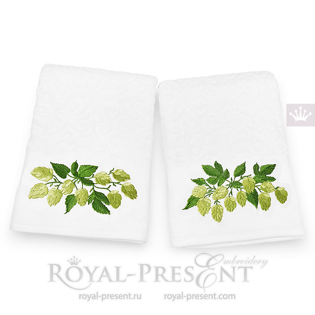 Hops borders Machine Embroidery Designs - 2 sizes