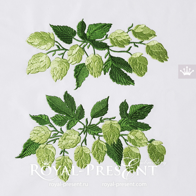 Hops borders Machine Embroidery Designs - 2 sizes RPE-1850