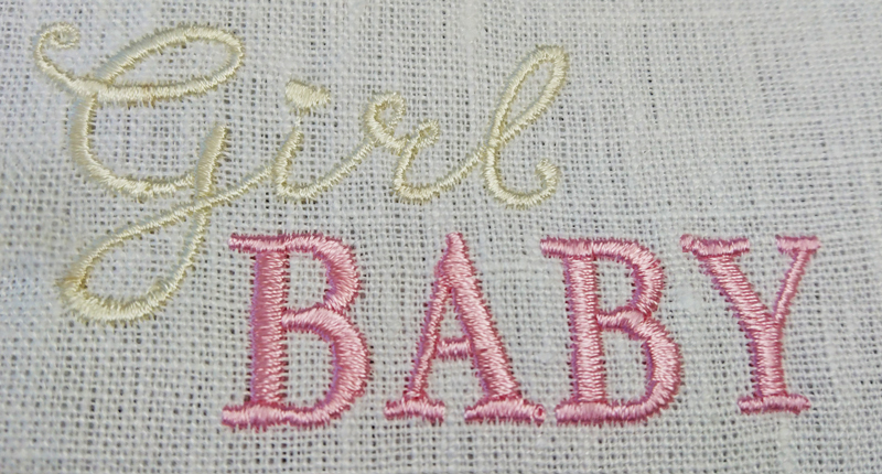 Set of Machine Embroidery Designs Baby design elements - 10 in 1