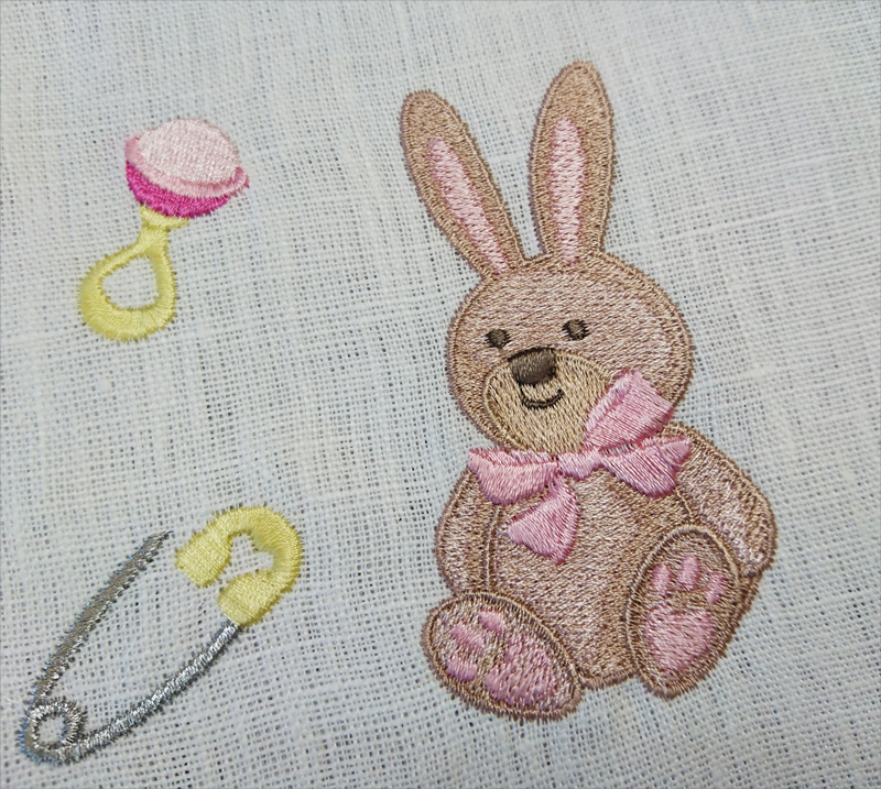 Set of Machine Embroidery Designs Baby design elements - 10 in 1