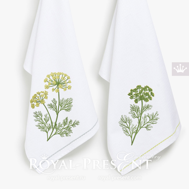 Dill Machine Embroidery Designs RPE-1890