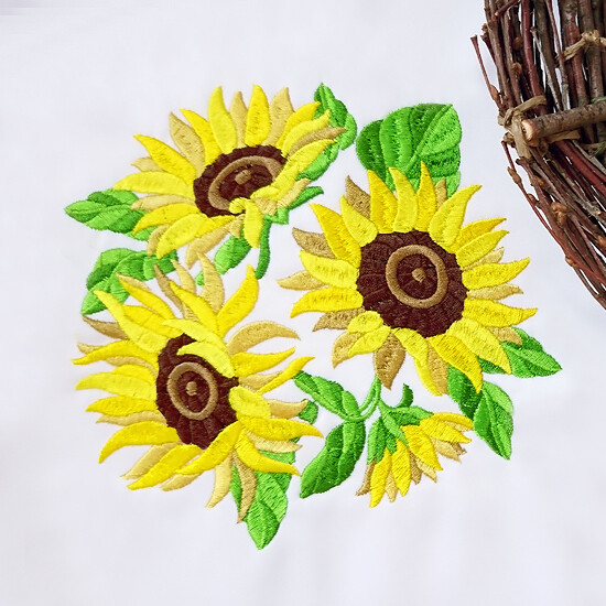 Sunflowers embroidery designs  royal present embroidery  machine Sunflowers embroidery designs  royal present embroidery  machine