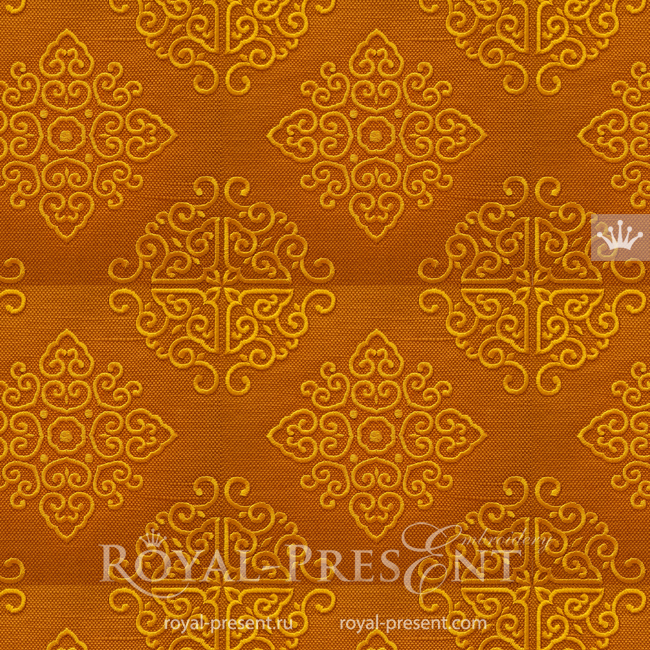 Chinese style patterns machine embroidery designs - 3 sizes
