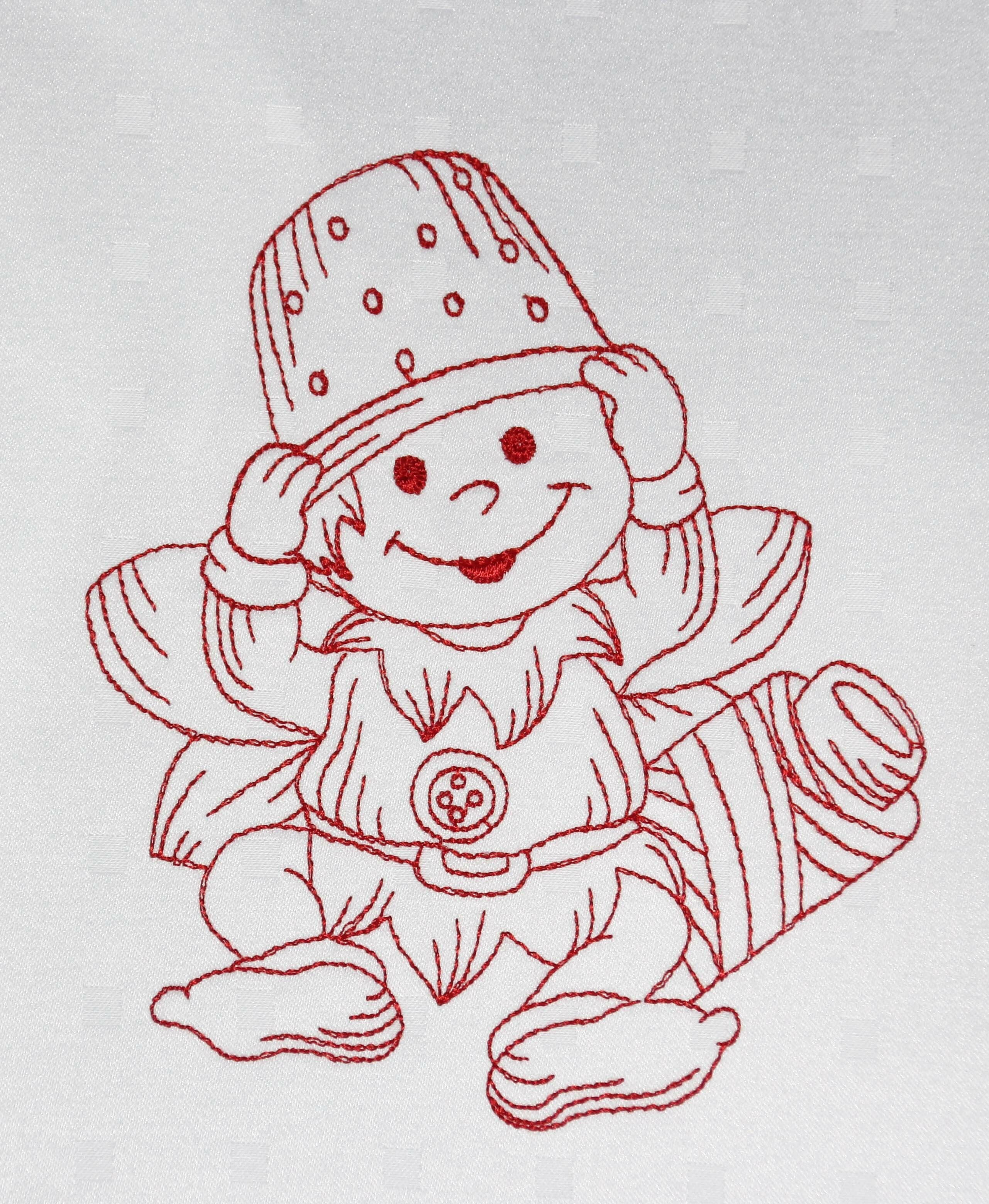 Machine Embroidery Designs - Sewing Fairy Redwork
