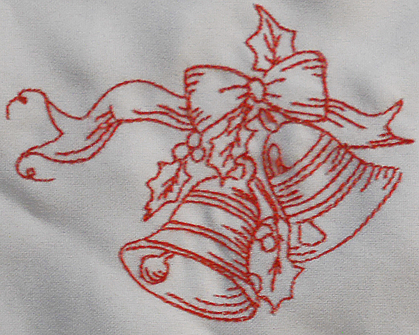 Machine Embroidery Designs - Six christmas bells