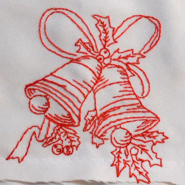 Machine Embroidery Designs - Six christmas bells