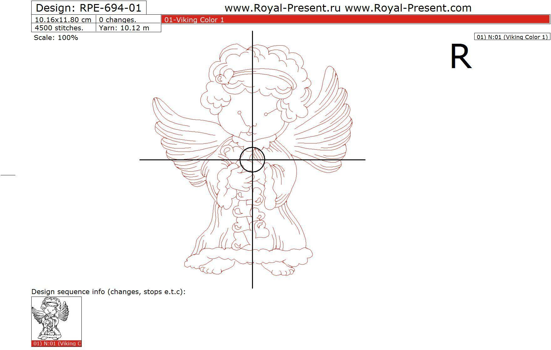 Machine Embroidery Designs - St. Valentine´s Angels