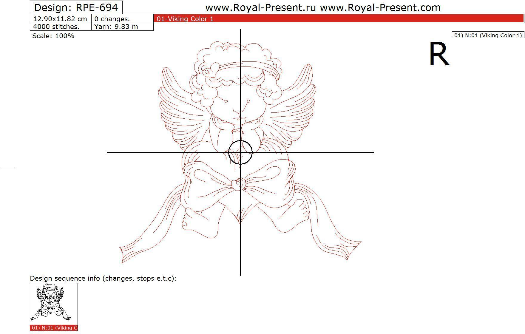 Machine Embroidery Designs - St. Valentine´s Angels