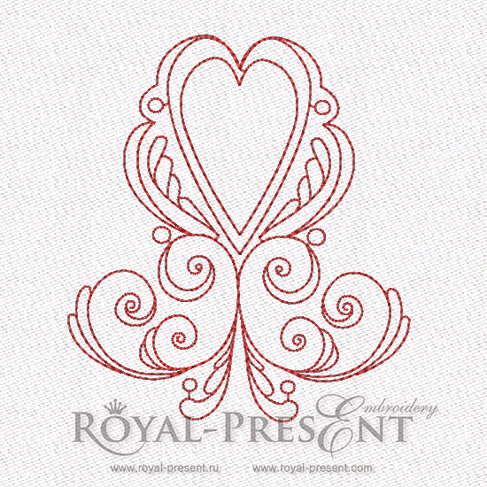 Machine Embroidery Designs St. Valentine´s Hearts