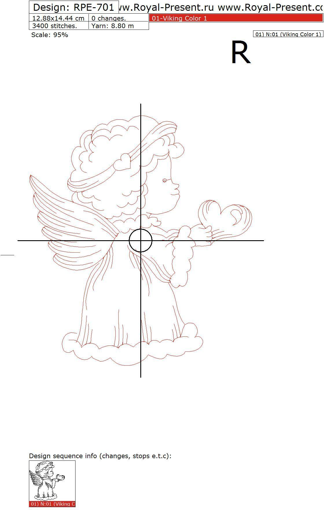 Machine Embroidery Designs Valentines Angels RedWork