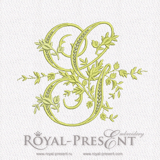 Machine Embroidery Design Monogram G