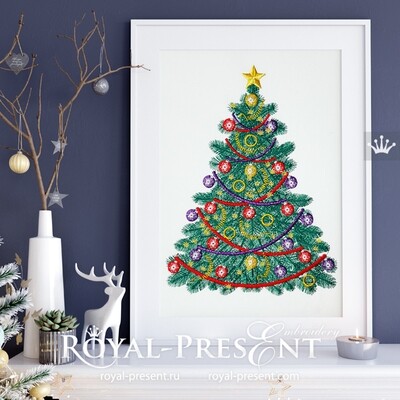 Christmas Trees | Royal Present Embroidery | machine embroidery designs ...