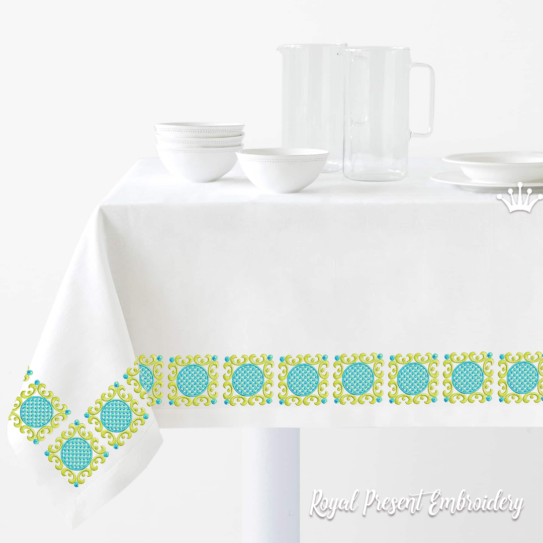 Border pattern for Machine embroidery