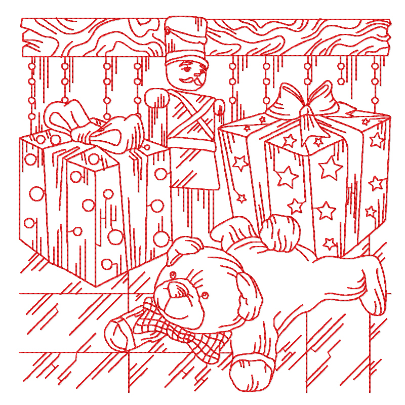 Machine Embroidery Design - Bear and the Tin Soldier RPE-534
