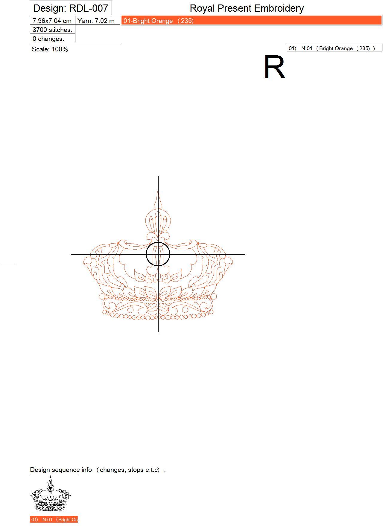 Machine Embroidery Designs King Crowns Set