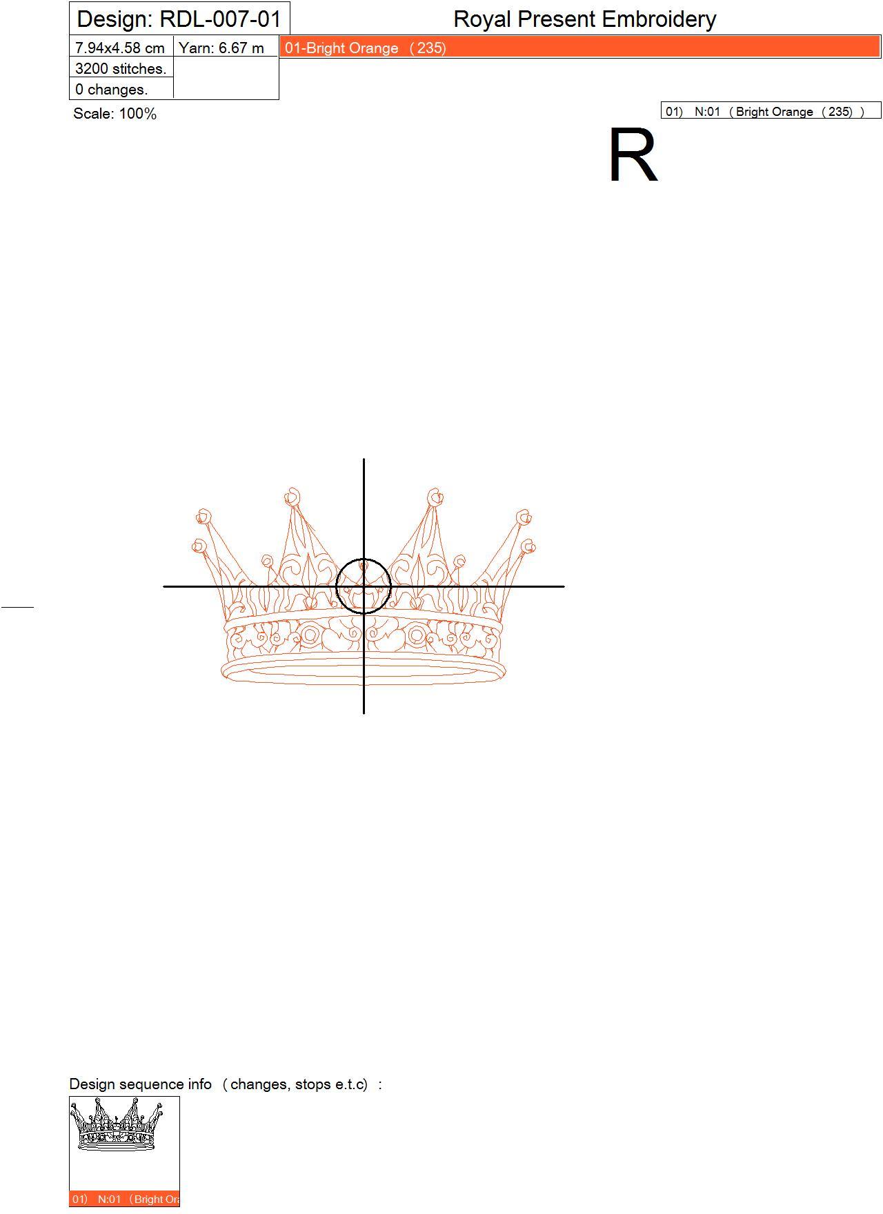 Machine Embroidery Designs King Crowns Set