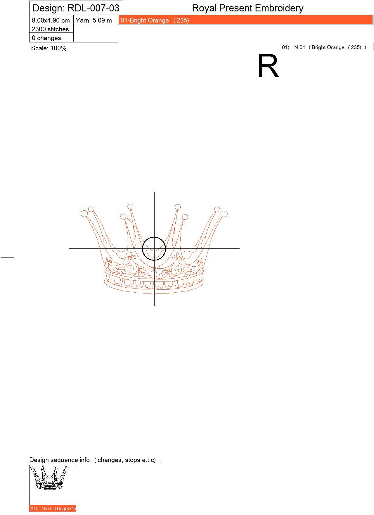 Machine Embroidery Designs King Crowns Set