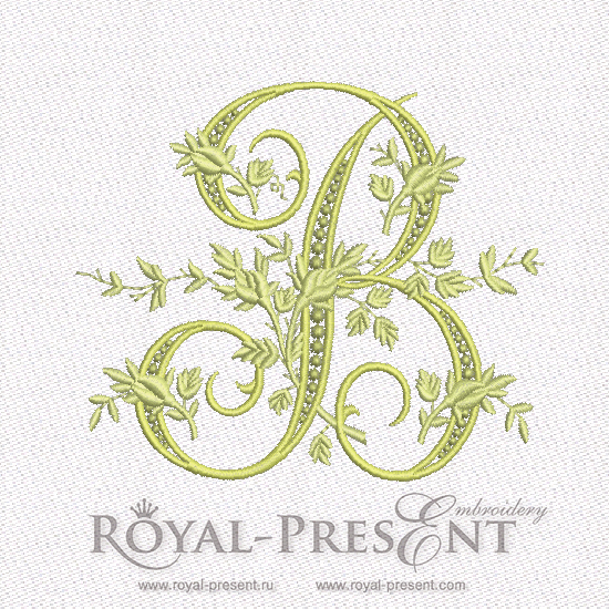 Machine Embroidery Design - Monogram B RPE-895-B
