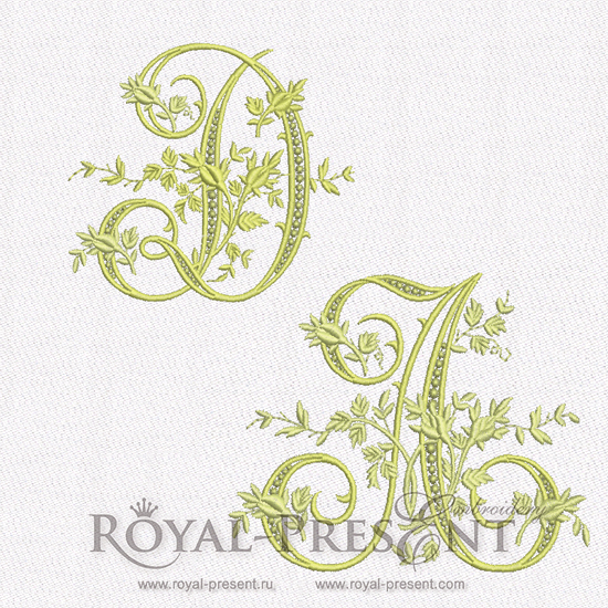 Machine Embroidery Designs Vintage Alphabet RPE-895-All