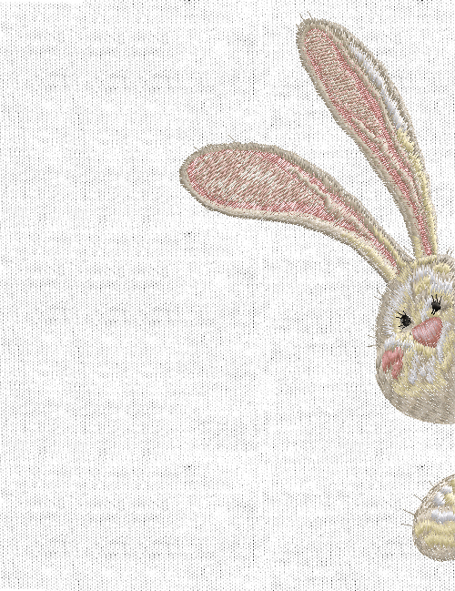 Machine Embroidery Design Rabbit - 2 sizes RPE-1025
