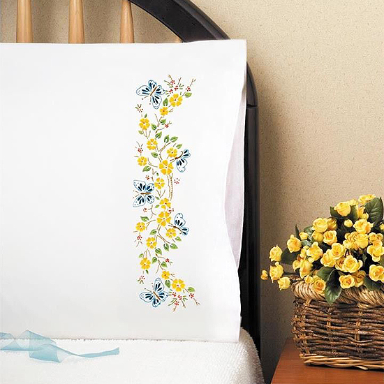 Machine Embroidery Design Butterflies on a branch - 2 sizes RPE-368