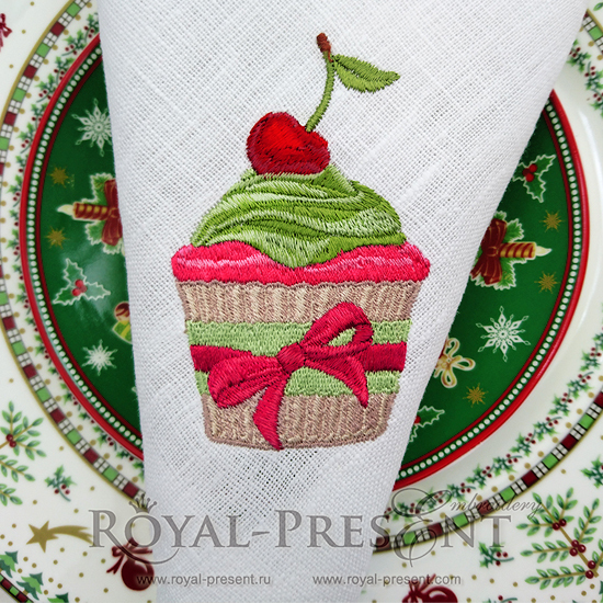 Machine Embroidery Design Christmas dessert RPE-1079-01