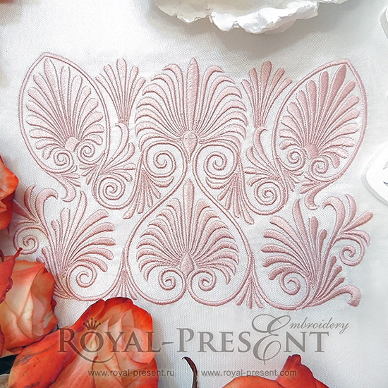 Machine Embroidery Design Element of the beginning of 20 centuries RPE-077