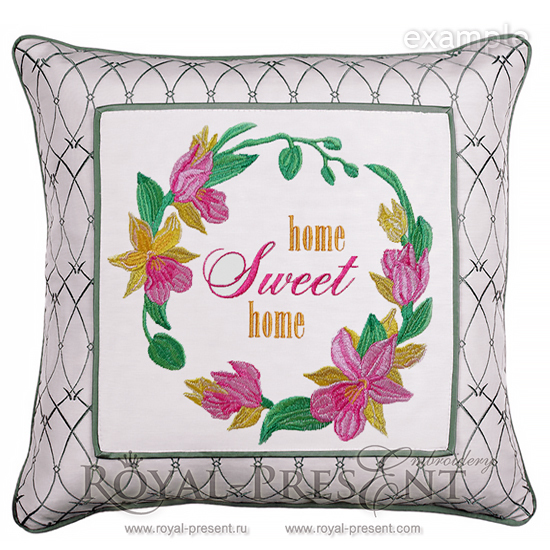 Machine Embroidery Design Beautiful orchids - 4 in 1 RPE-1109