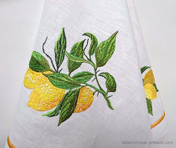 Machine Embroidery Design Lemon Branch - 2 sizes | Fruits | Berries ...