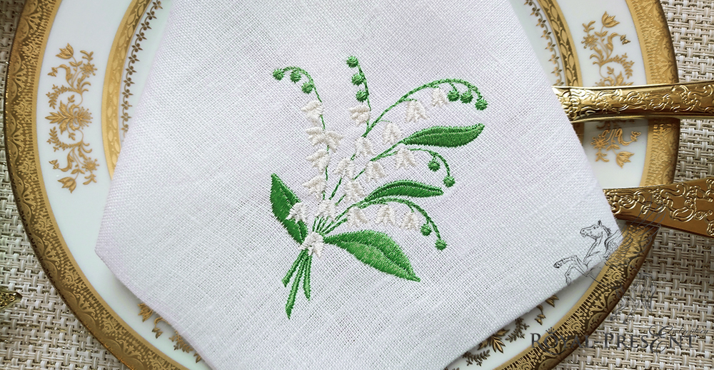 Machine Embroidery Design Lilies of the valley Lilies of the valley