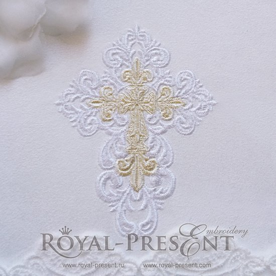 Machine Embroidery Design Ornamental Cross Machine Embroidery Design Ornamental Cross