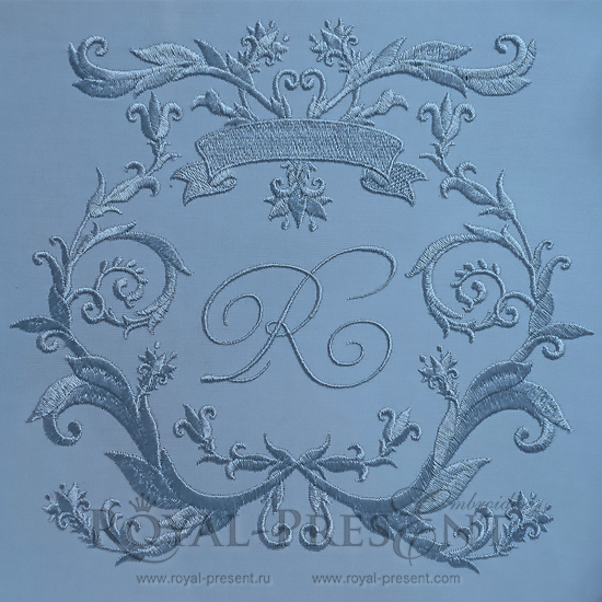Machine Embroidery Design Luxurious frame