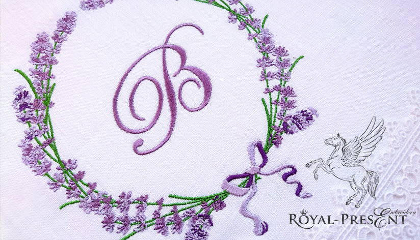 Machine Embroidery Design Fragrant lavender