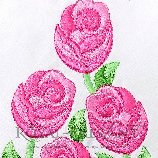 Free machine embroidery design amazing roses  roses embroidery designs Free machine embroidery design amazing roses  roses embroidery designs