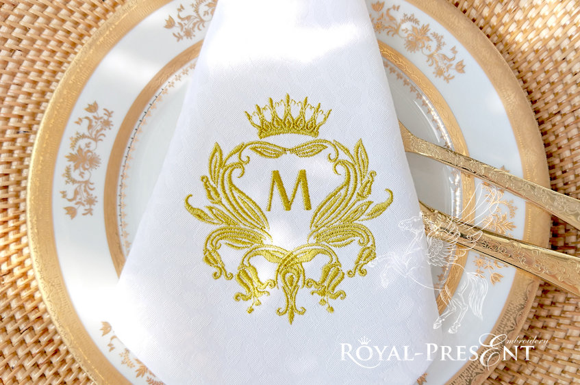 Machine Embroidery Design Graceful frame - 2 sizes