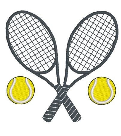 Machine Embroidery Design Tennis RPE-809