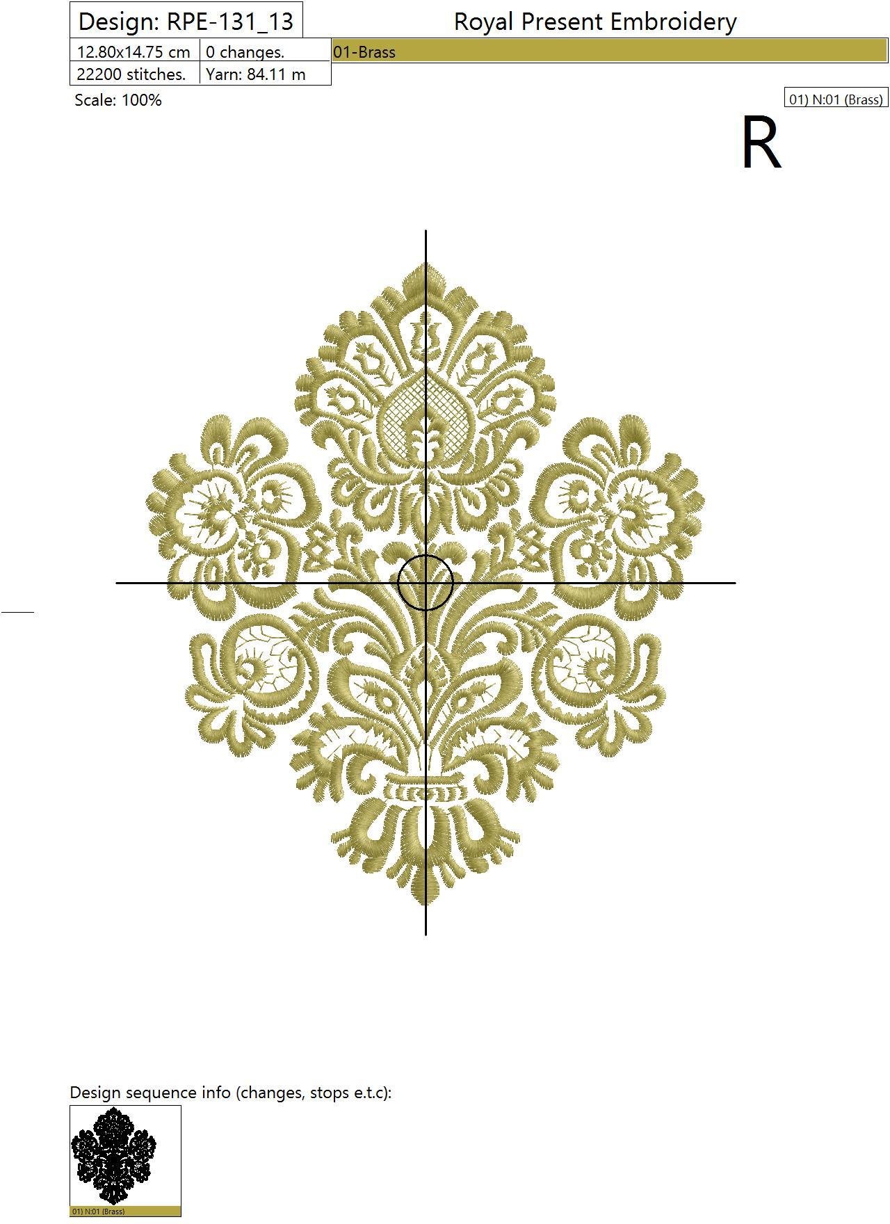 Machine Embroidery Design Classic Collection - 2 sizes