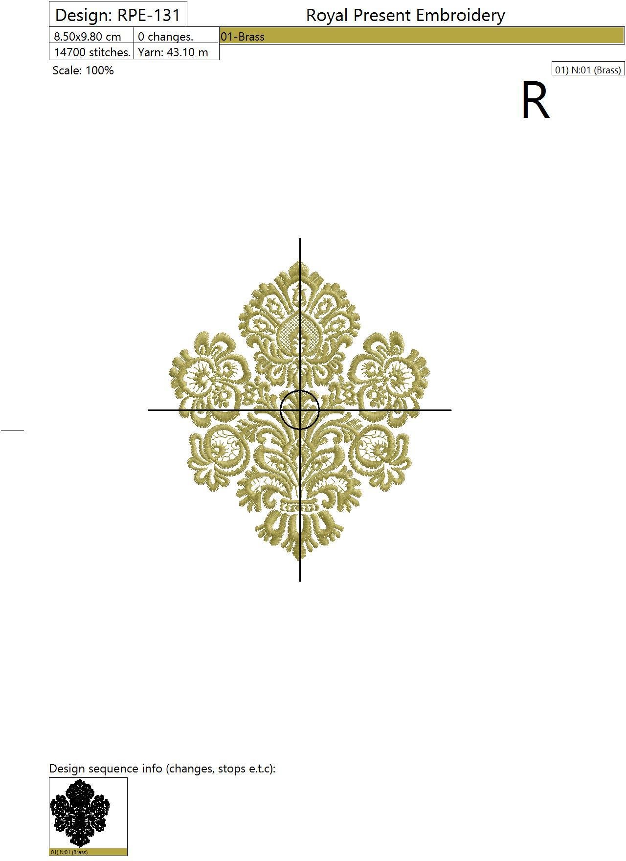 Machine Embroidery Design Classic Collection - 2 sizes