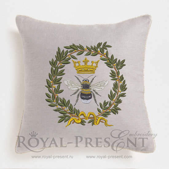 Machine Embroidery Design French Napoleonic Bee - 3 sizes