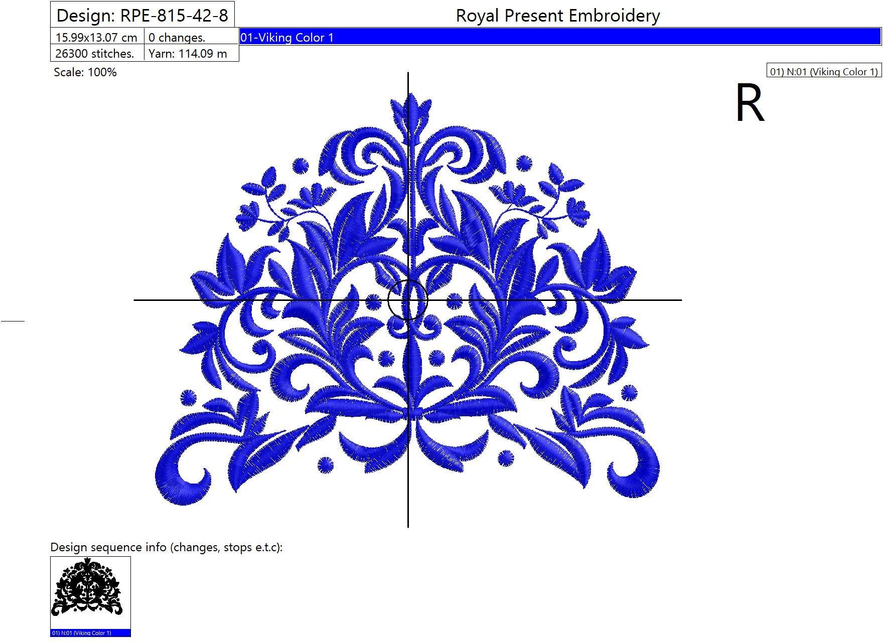 Machine Embroidery Design for Elegant Espadrilles - 5 sizes