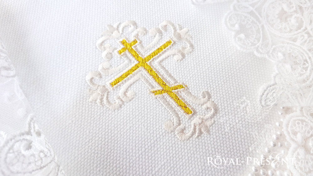 Machine Embroidery Design Gorgeous Cross