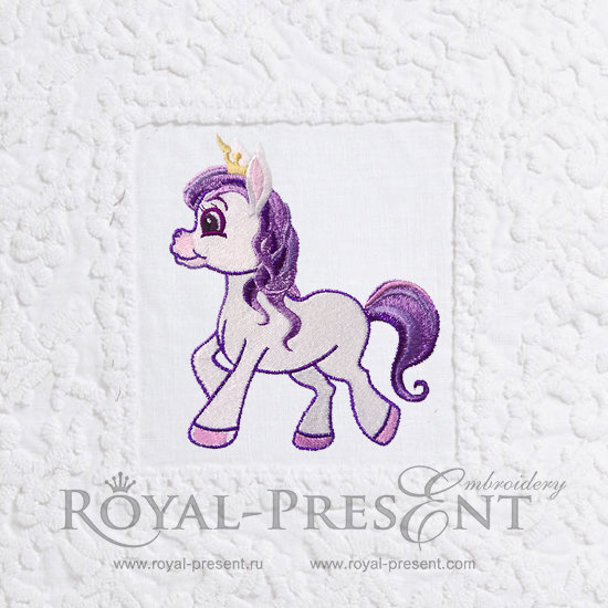 Machine Embroidery Design My Little Pony - 4 sizes