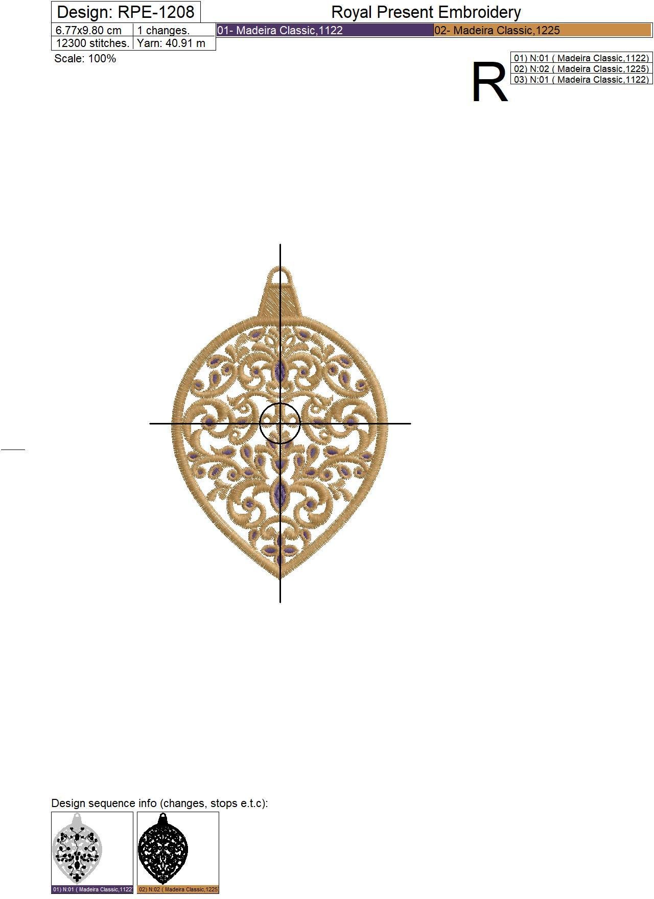 Free Machine Embroidery Design Christmas Tree Toy